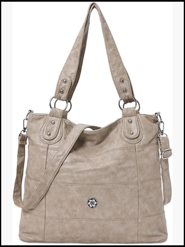 Striped Lattice Crossbody Hobo Bag Vegan Leather Tote Shoulder Purse